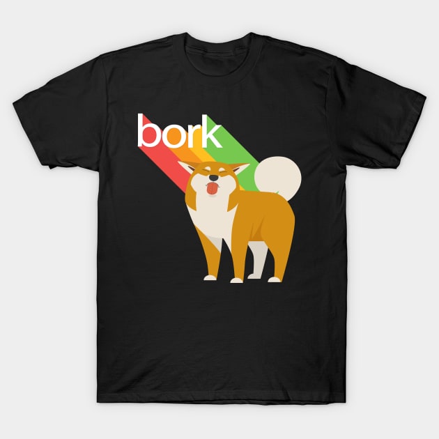 Sassy Rainbow Shibe T-Shirt by Eclecterie